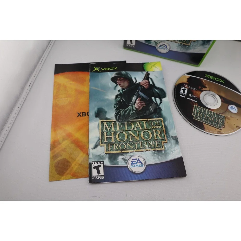 Medal of Honor: Frontline (Microsoft Xbox, 2002) CIB Complete Tested and Working